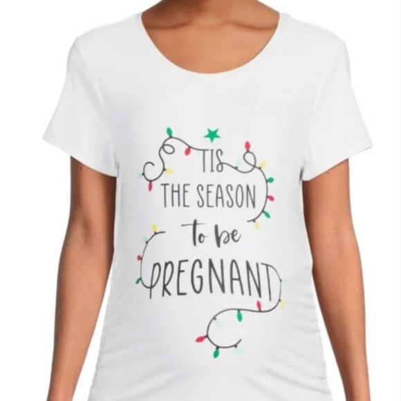 Maternity Short Sleeve Fitted Shirt - Picture 2 of 8